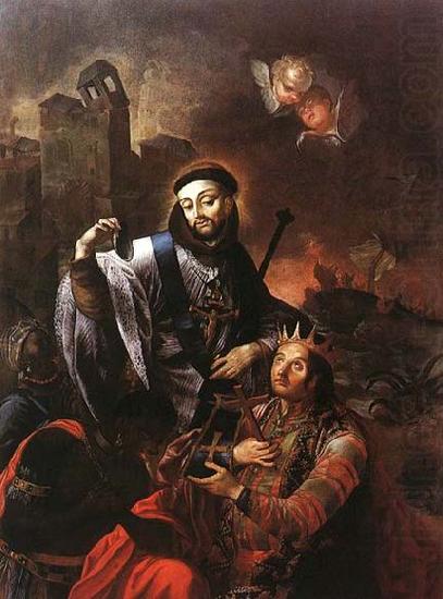 Kracker, Johann Lucas St. Francis of Solano Baptizing Indians china oil painting image